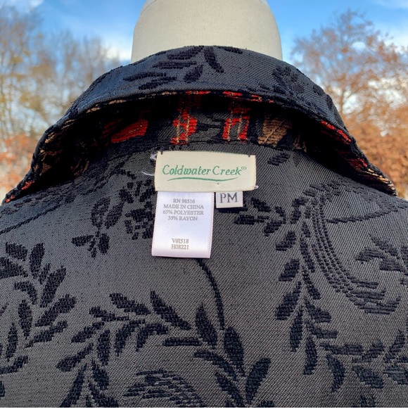 Coldwater Creek Reversible Velvet Jacket ~ Women’s PM - Picture 9 of 10